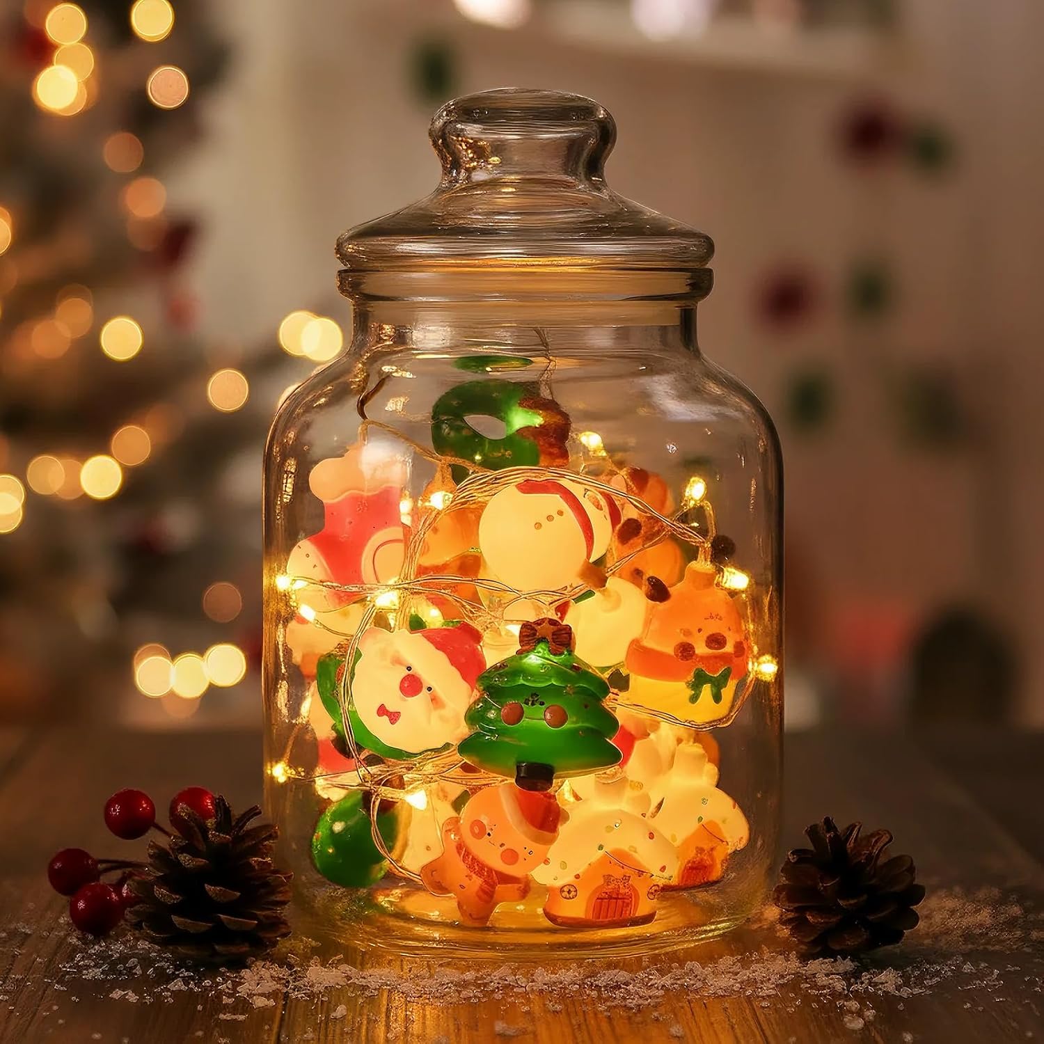 LOLStar Holiday Fairy Lights – Affordable Christmas Gift Idea for Her, 20 LED Battery Operated Decor with 8 Modes and Remote