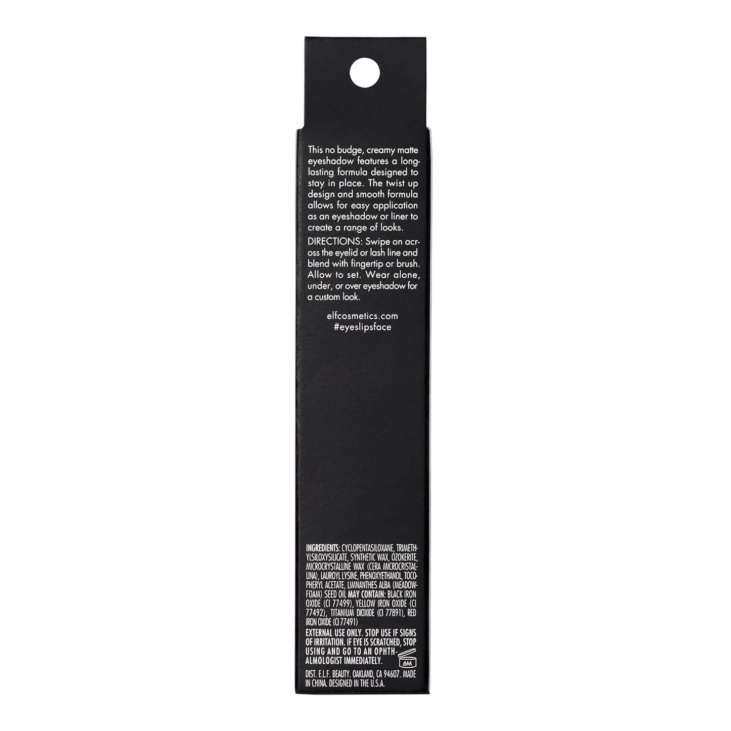 long-wear, crease-resistant, smudge-proof finish