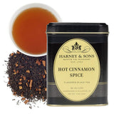 Harney & Sons Hot Cinnamon Spice Loose Leaf Black Tea – Thoughtful Birthday Gift for Mom, Decorative 4oz Tin