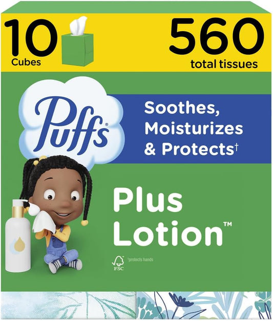 lotion-infused tissue sheet that locks in moisture better than regular tissue