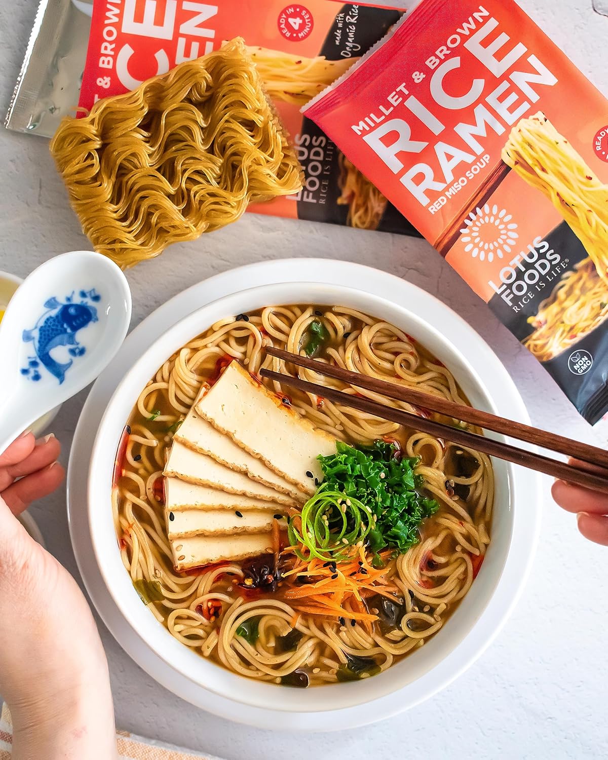 Lotus Foods Organic Miso Ramen – Gluten-Free Comfort Bowl for Mindful Me-Time and Calming Wind-Down Dinners