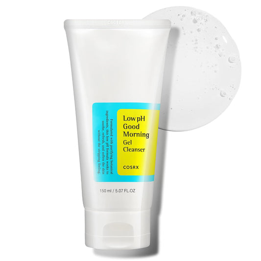 low ph, gel-based cleanser that matches skin's natural acidity