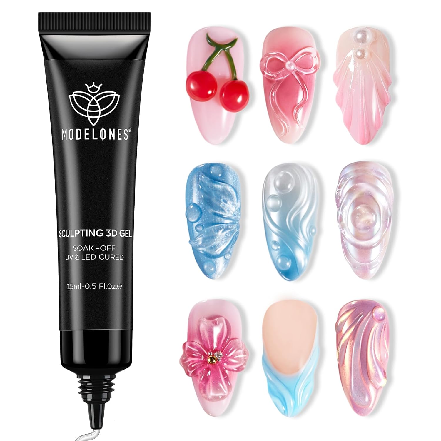 low-viscosity sculpting gel formula for defined 3d effects