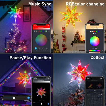 LumaGlow 3D Bethlehem Star – Designer Holiday Accent for Entryway Foyer and Cozy Family Room Aesthetic