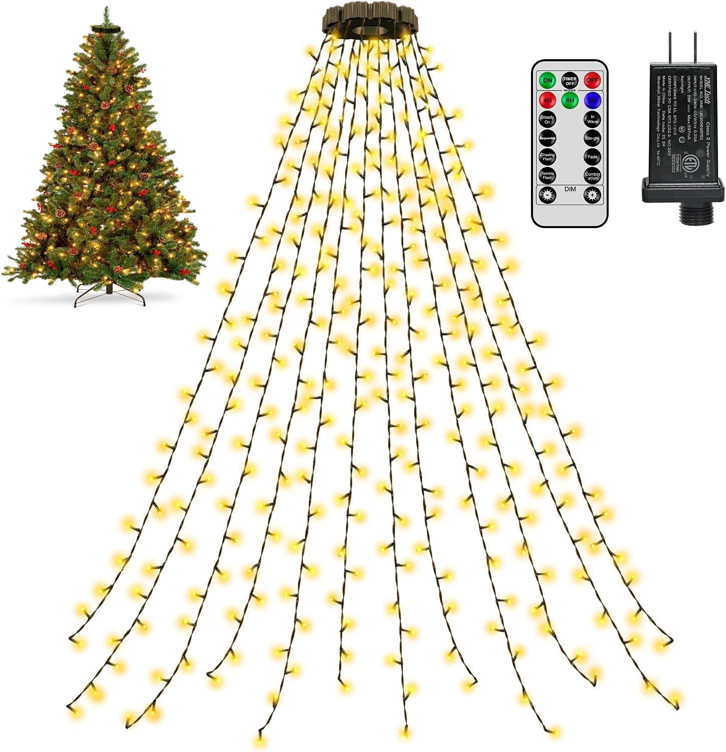 Lumastream Child Safe Christmas Tree Lights – 29V Low Voltage LED Lights for Nursery and Kids Playroom Holiday Fun
