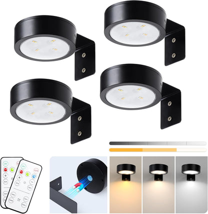 Lumena Art Display Light – Bedroom and Hallway Ambient Lighting, Dimmable Wireless Wall Sconce Style