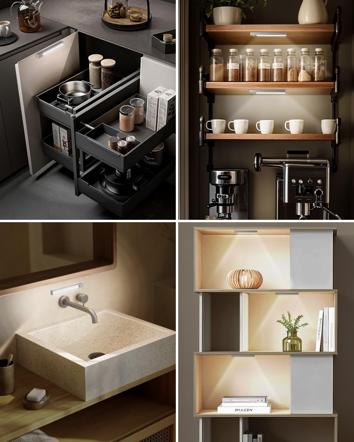 LumenGlow Rechargeable Under Cabinet Light – Smoke-Free, Cool-Touch Closet Lighting for Family Homes