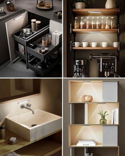 LumenGlow Rechargeable Under Cabinet Light – Smoke-Free, Cool-Touch Closet Lighting for Family Homes
