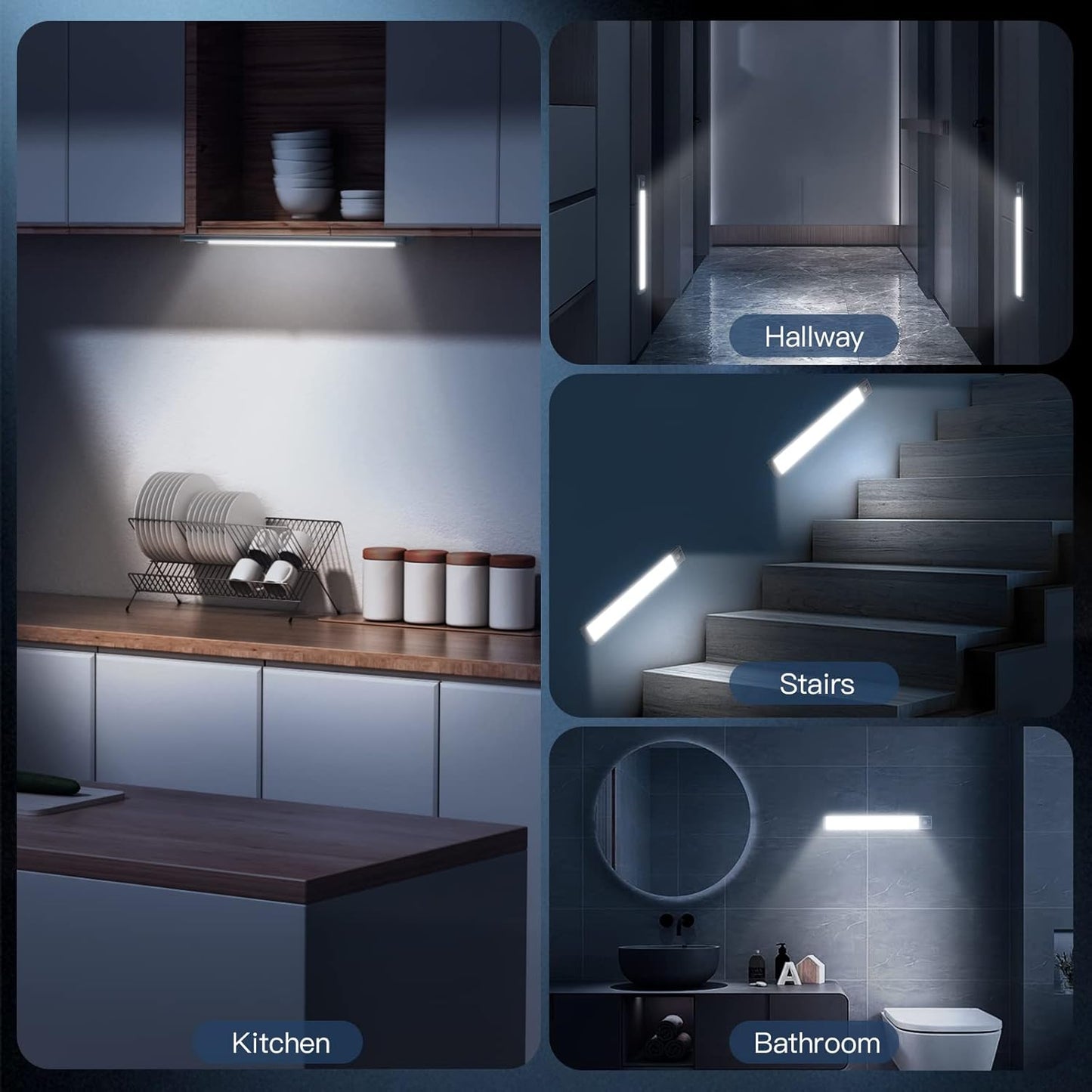 LumeSync LED Bar – Warm and Cool Under Cabinet Mood Lighting for Cozy Kitchen Aesthetic