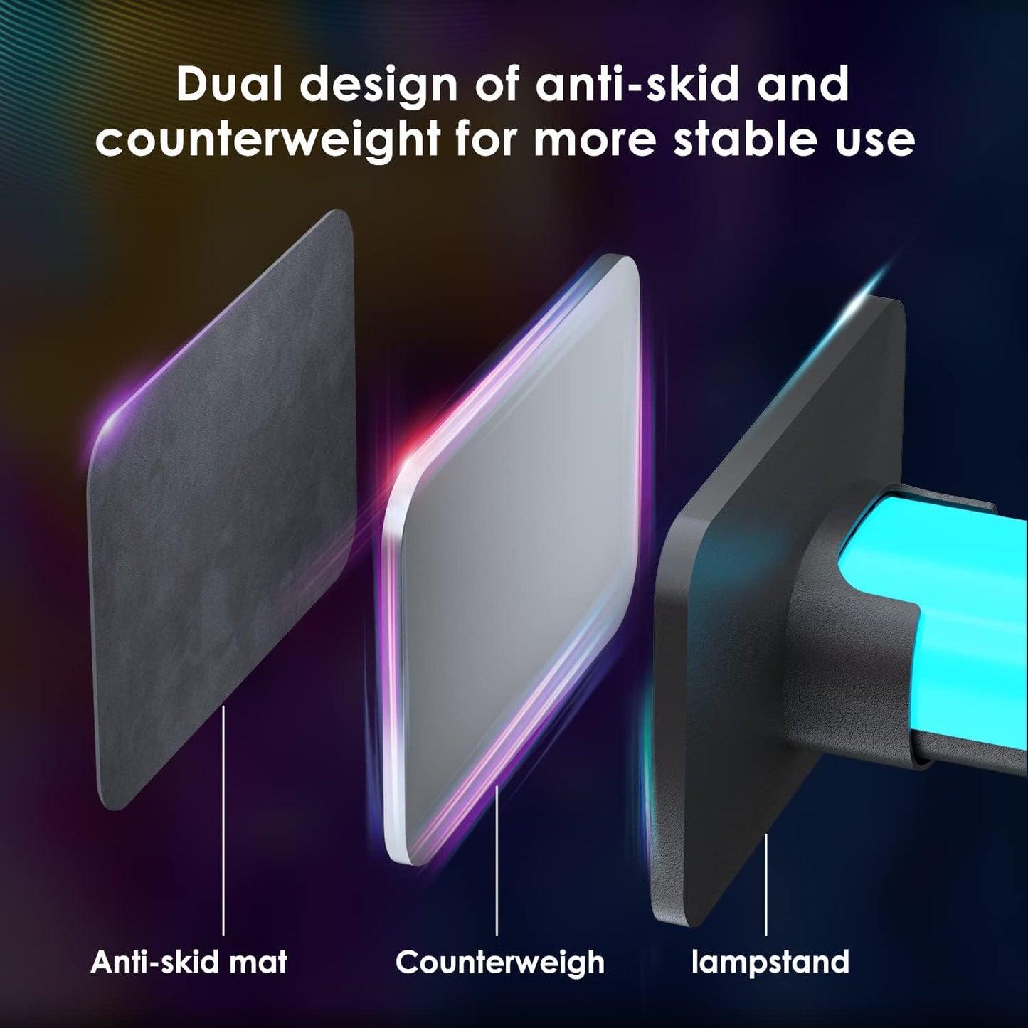LUMI RGB Light Bar – Wind Down Bedside Light for Sleep and Wake Up Routine