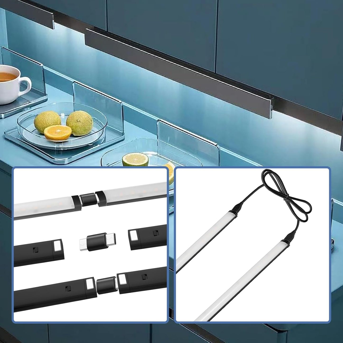 LumiBar Magnetic LED Light Bar 3 Pack – Thoughtful Housewarming Gift for New Homeowners and Renters