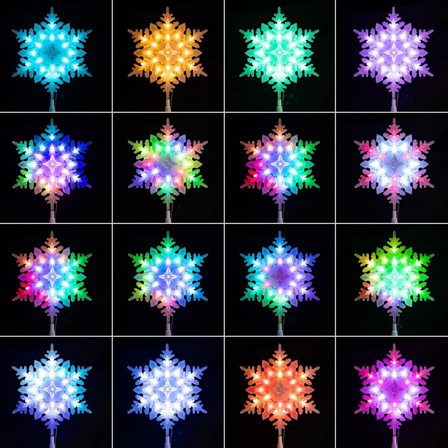 Lumichain App-Controlled Snowflake Topper – Impressive Housewarming Gift for Tech Lovers This Season