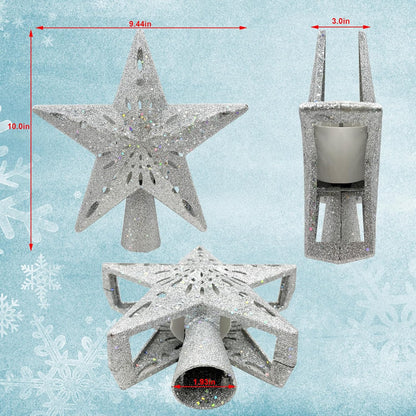 Lumichroma LED Star Tree Topper – Lightweight PVC Topper for Nursery and Playroom Holiday Decor