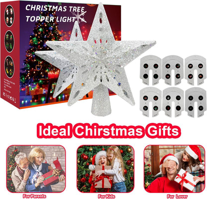 Lumichroma LED Star Tree Topper – Lightweight PVC Topper for Nursery and Playroom Holiday Decor