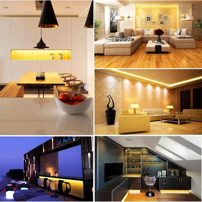 LUMIFLEX Aura Dotless LED Tape – Unobtrusive Single-Line Illumination for Intentional Minimalist Home Design