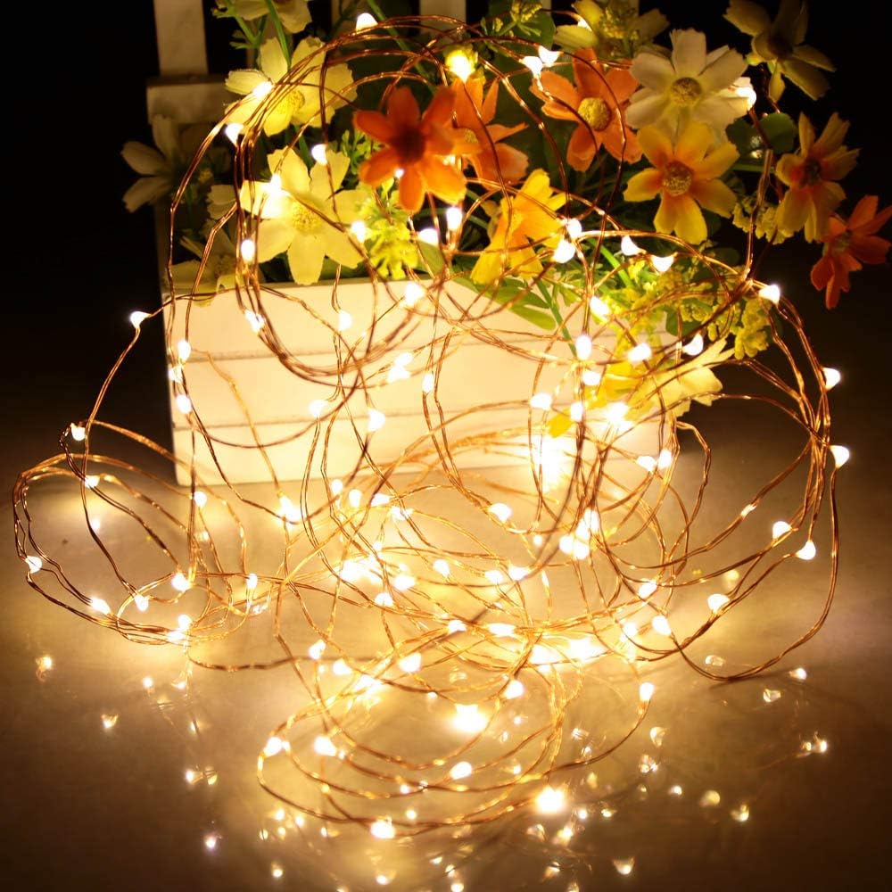 Lumify IPX7 Waterproof Battery Fairy Lights – Portable LED String Lights for Patio, Camping, and Outdoor Dining Tables
