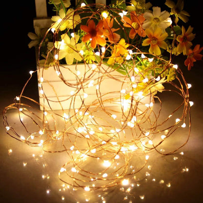 Lumify IPX7 Waterproof Battery Fairy Lights – Portable LED String Lights for Patio, Camping, and Outdoor Dining Tables