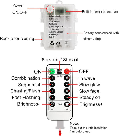 LumifyPro Bistro Style Hanging Lights 25ft Battery Powered, 20 Shatterproof Bulbs 2700K Cozy Living Room Aesthetic with Timer Remote