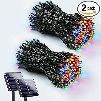 Lumimuse Solar String Lights – Thoughtful Housewarming Gift for Her and Him, 200 LED 8 Mode Patio Decor with Zero Electricity Cost