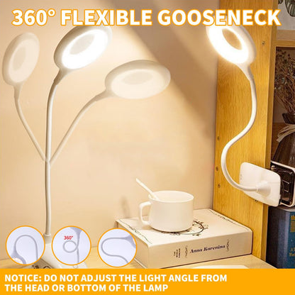 LuminGear Child-Safe Reading Light – Touch Dimmable Bedside Lamp for Shared Kids' Rooms and Dorm Bunks