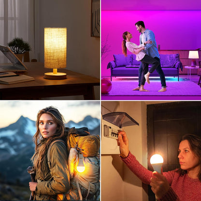 LuminWick Rechargeable Light Bulb – Thoughtful Housewarming Gift for New Homeowners and Apartment Renters