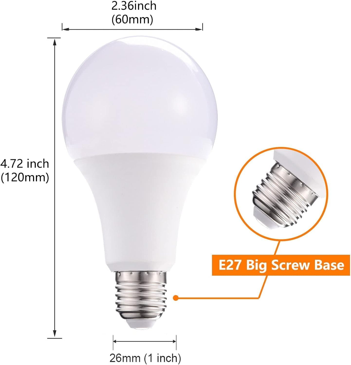 LuminWick RGB Color Changing Bulb – Patio and Backyard Party Light with 16 Colors and Weather-Resistant LED