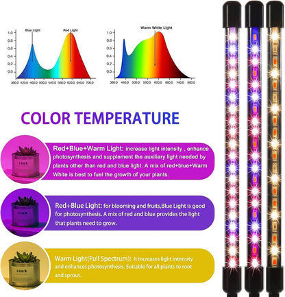 LUMIPRO Grow Light for Indoor Plants — Minimalist Clip-On Fixture for Clutter-Free Apartment Shelves and Clean Lines