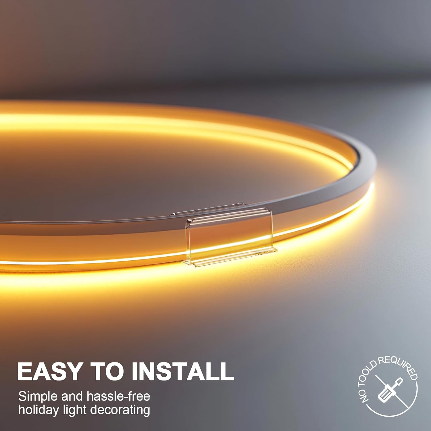 Lumistrip LED Strip Mounting Clips - Practical Housewarming Gift for Home Decor Lovers