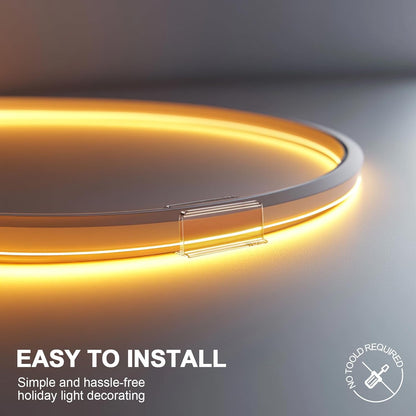 Lumistrip LED Strip Mounting Clips - Practical Housewarming Gift for Home Decor Lovers