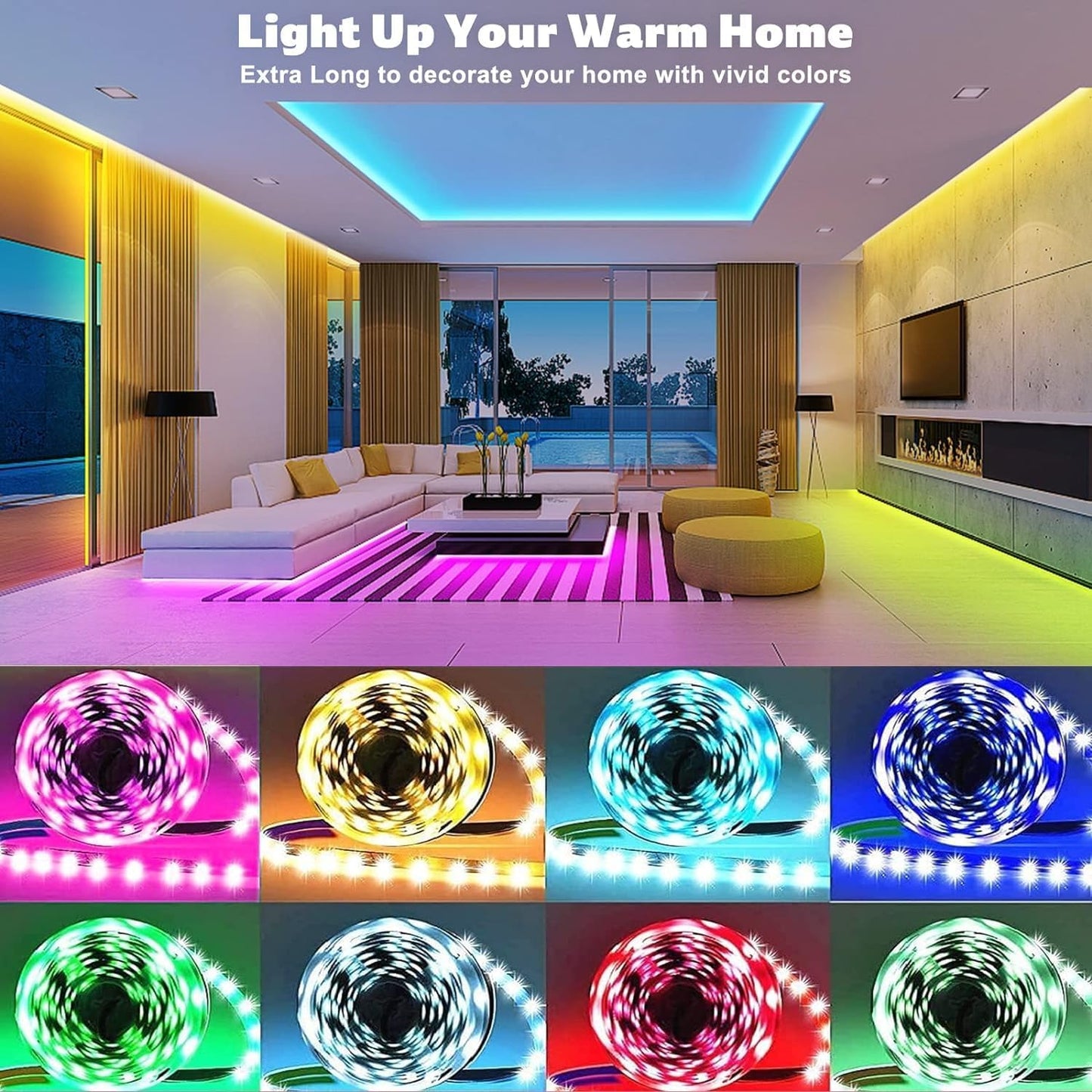 Lumistrip Smart LED Strip Lights – Home Office and Study Desk Backlighting with Focus Mode