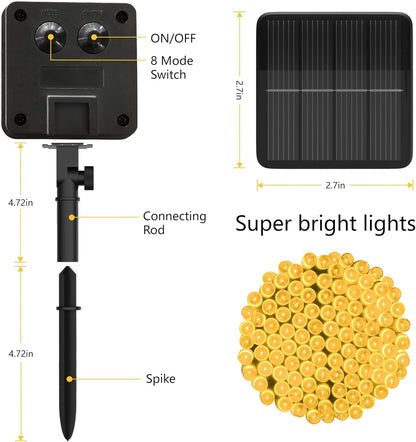 Lumivox Solar String Lights – Single-String Minimalist Lighting for Intentional Spaces and Uncluttered Homes