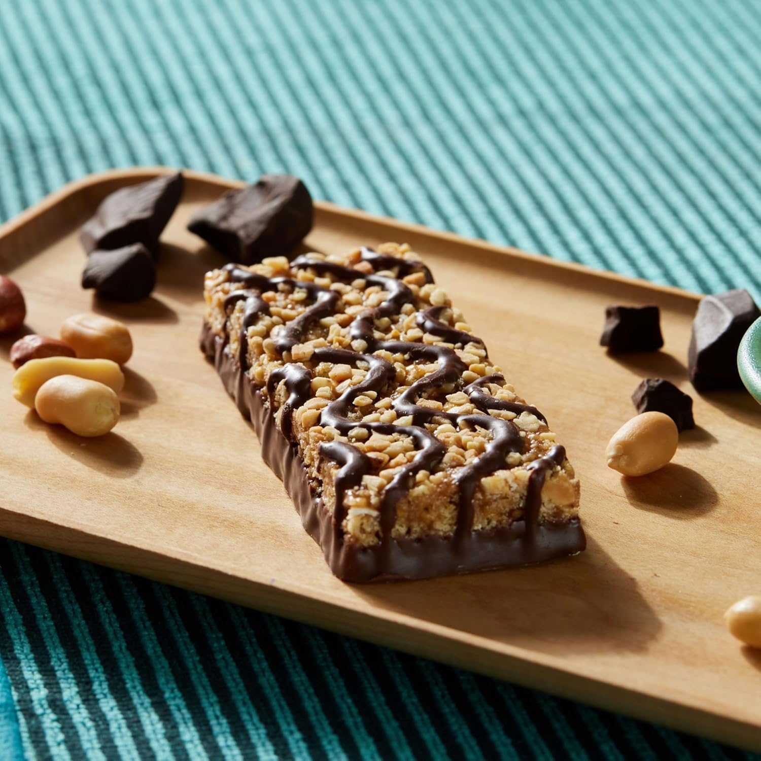 LUNA Bar Nutz Over Chocolate - Sustained Energy Snack for Busy Professionals, Home Office & Focus Fuel
