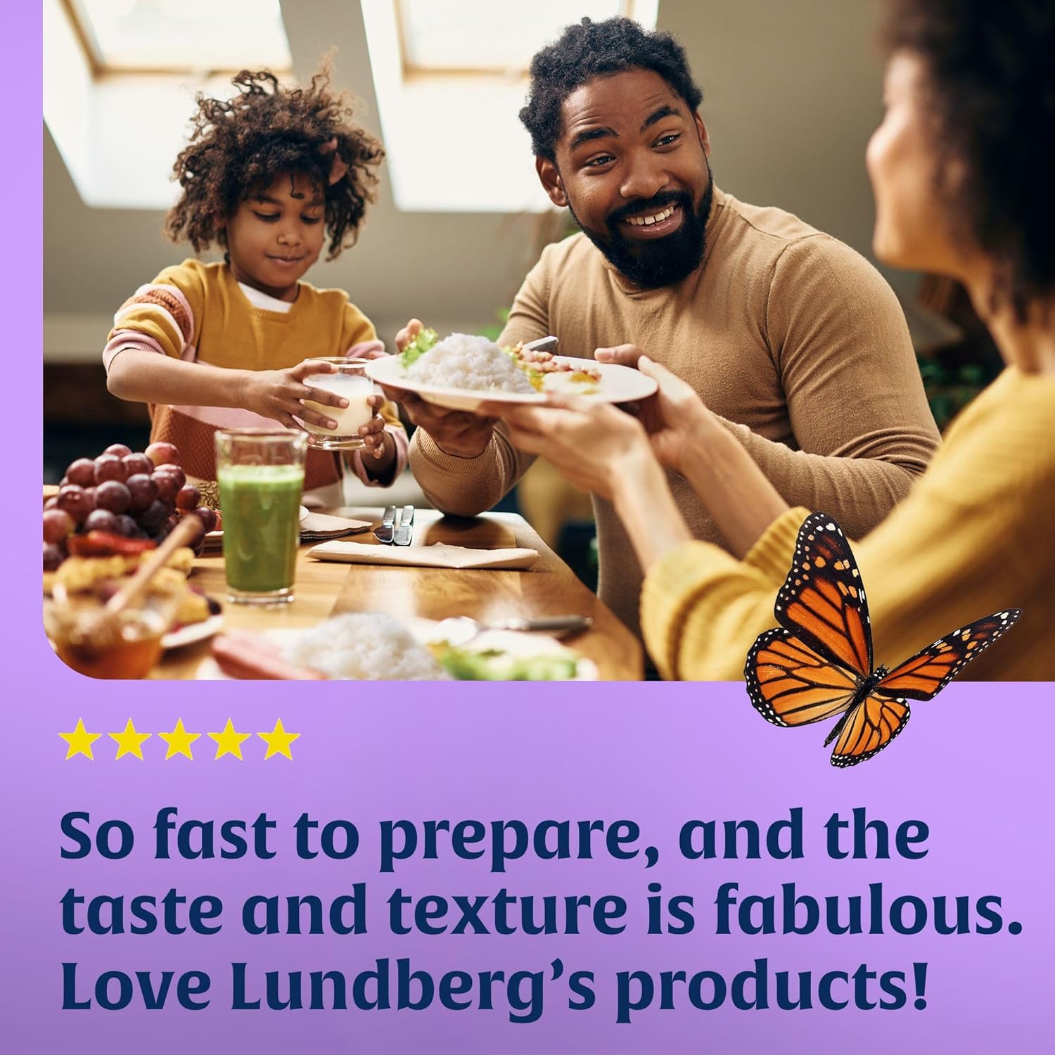 Lundberg Value Size Regenerative Jasmine Rice – Two-Ingredient Clean Label Staple for an Uncluttered Pantry