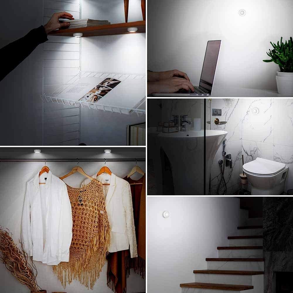 LUXMOM Tap Light Push Lights – Child Safe Night Light for Kids Bedroom and Nursery Closet, No Flame No Heat