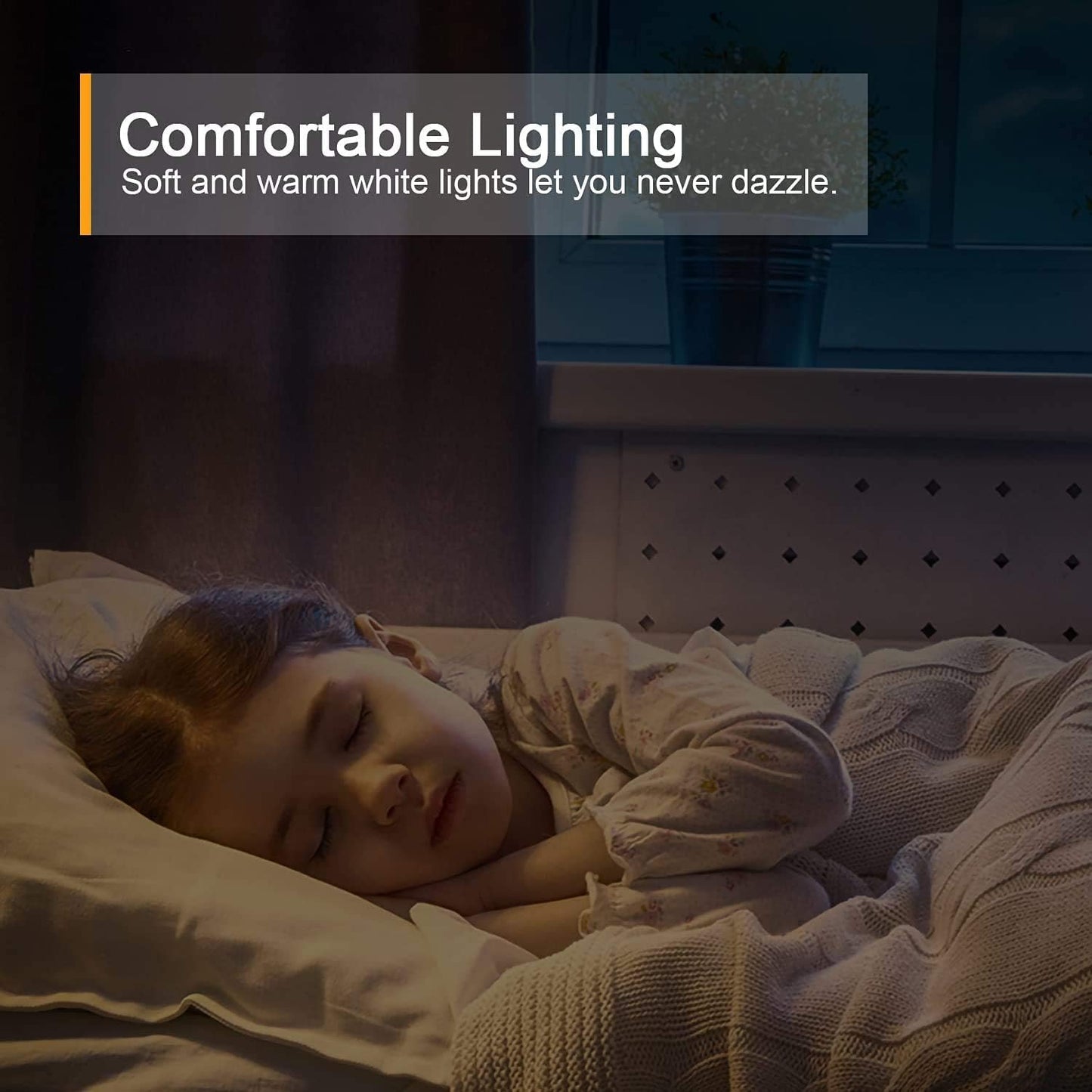 Lyridz Rechargeable LED Night Light for Cozy Bedroom Ambiance, Warm White Dimmable Accent Lighting That Doubles as Stylish Decor