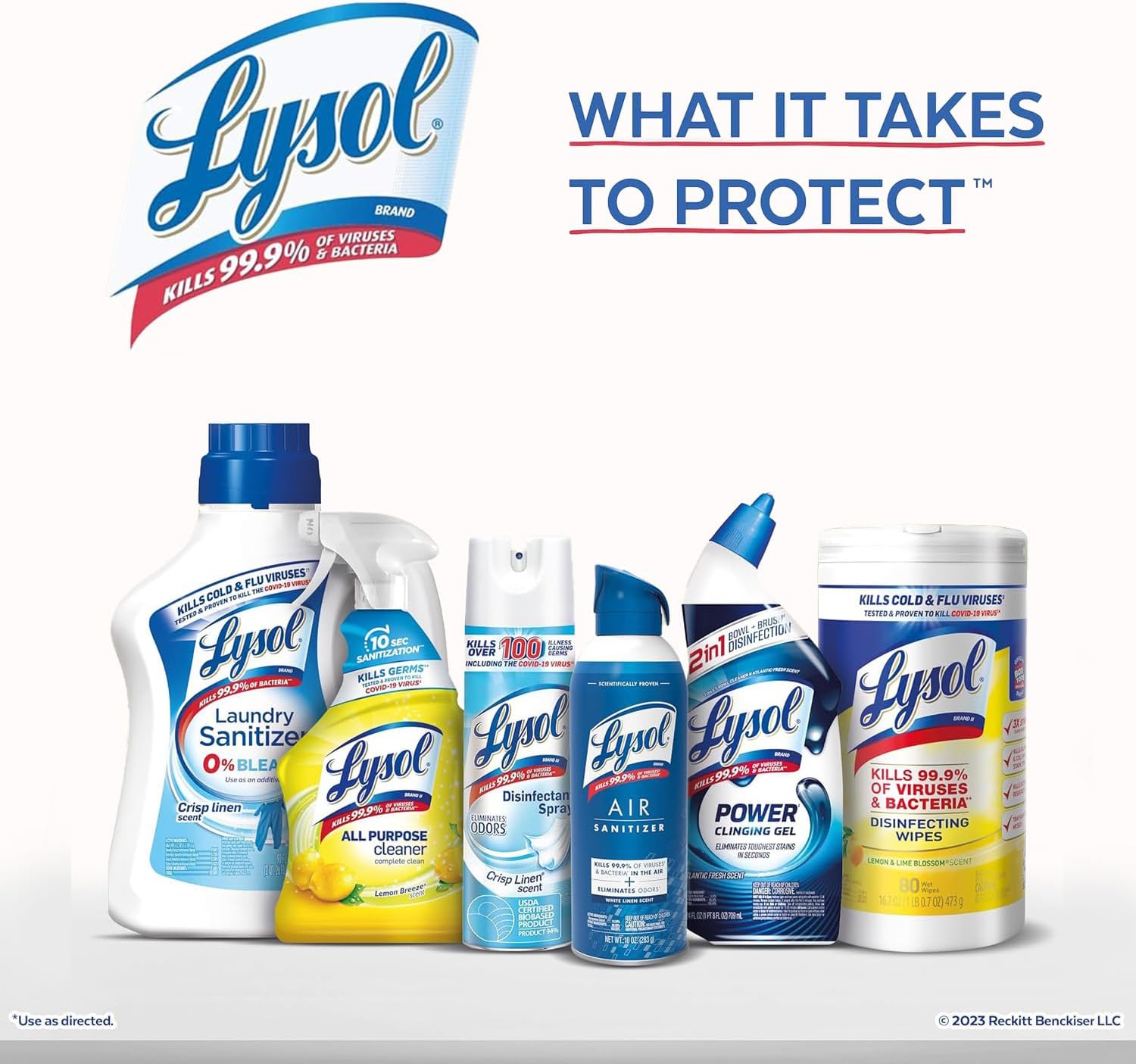 Lysol Click Gel Automatic Toilet Bowl Cleaner – Nightly Wind-Down Bathroom Wellness Ritual, Mango & Hibiscus Scent 6 Count