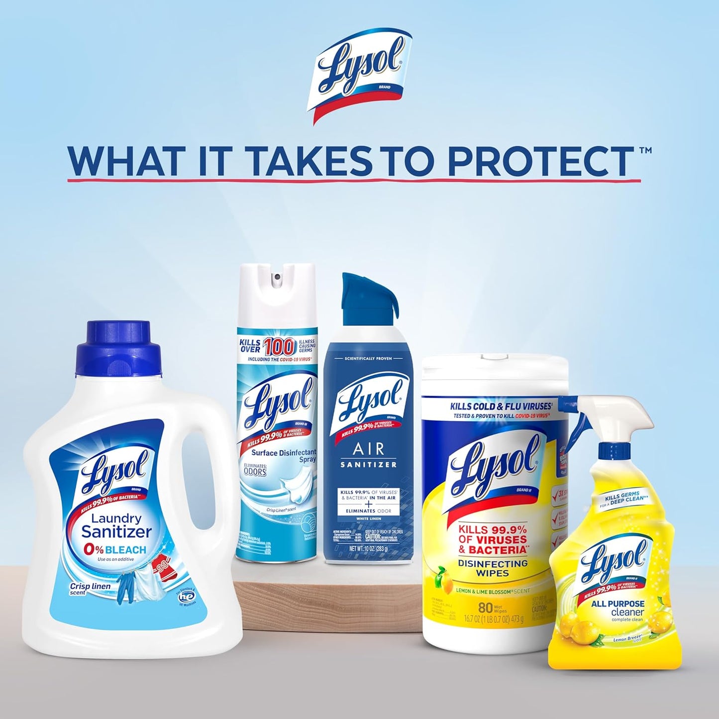 Lysol Disinfectant Spray – Flameless Surface Sanitizer for Kid and Pet Zones, Kills 99.9% of Germs