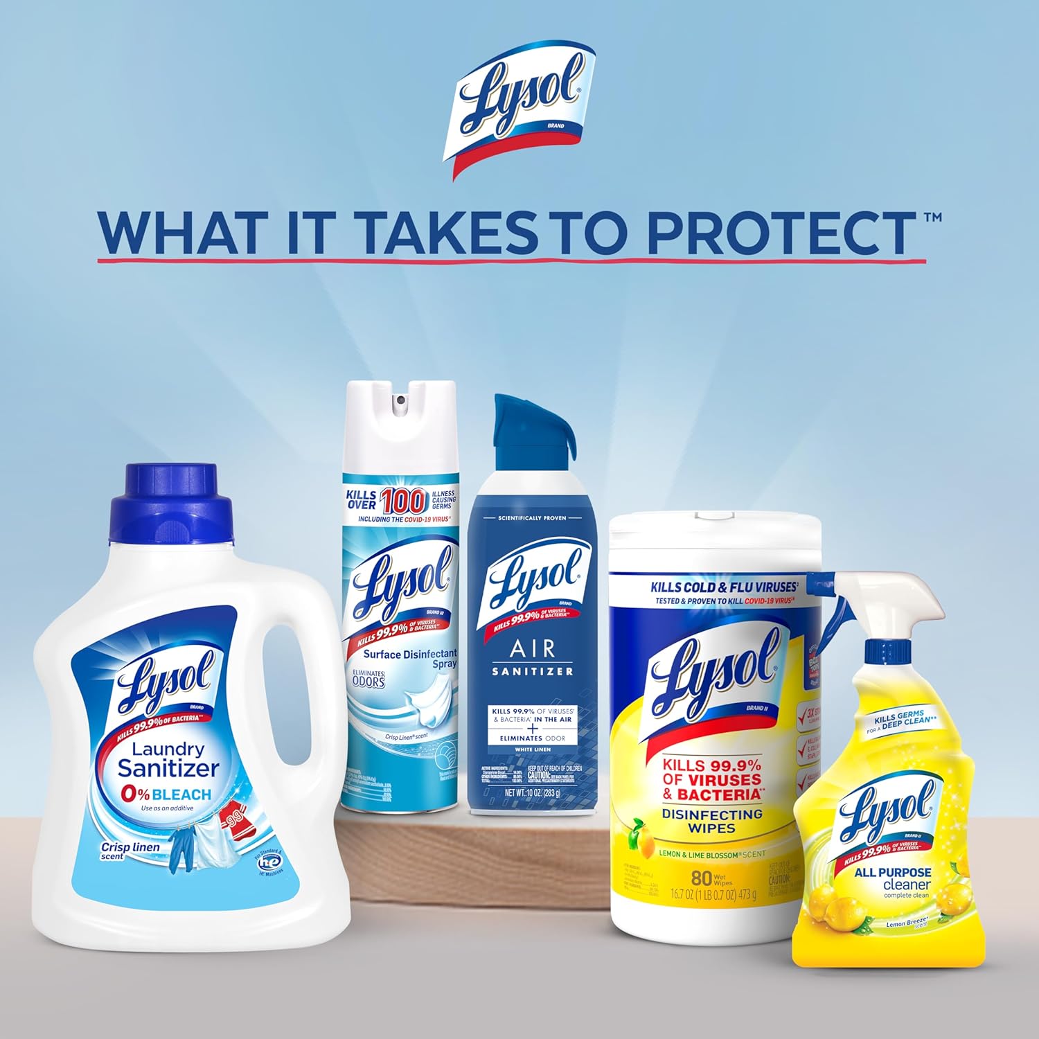 Lysol Disinfectant Wipes, Multi-Surface Antibacterial Cleaning Wipes, For Child-Safe Home Disinfecting, Lemon and Lime Blossom, 4-Pack Canisters