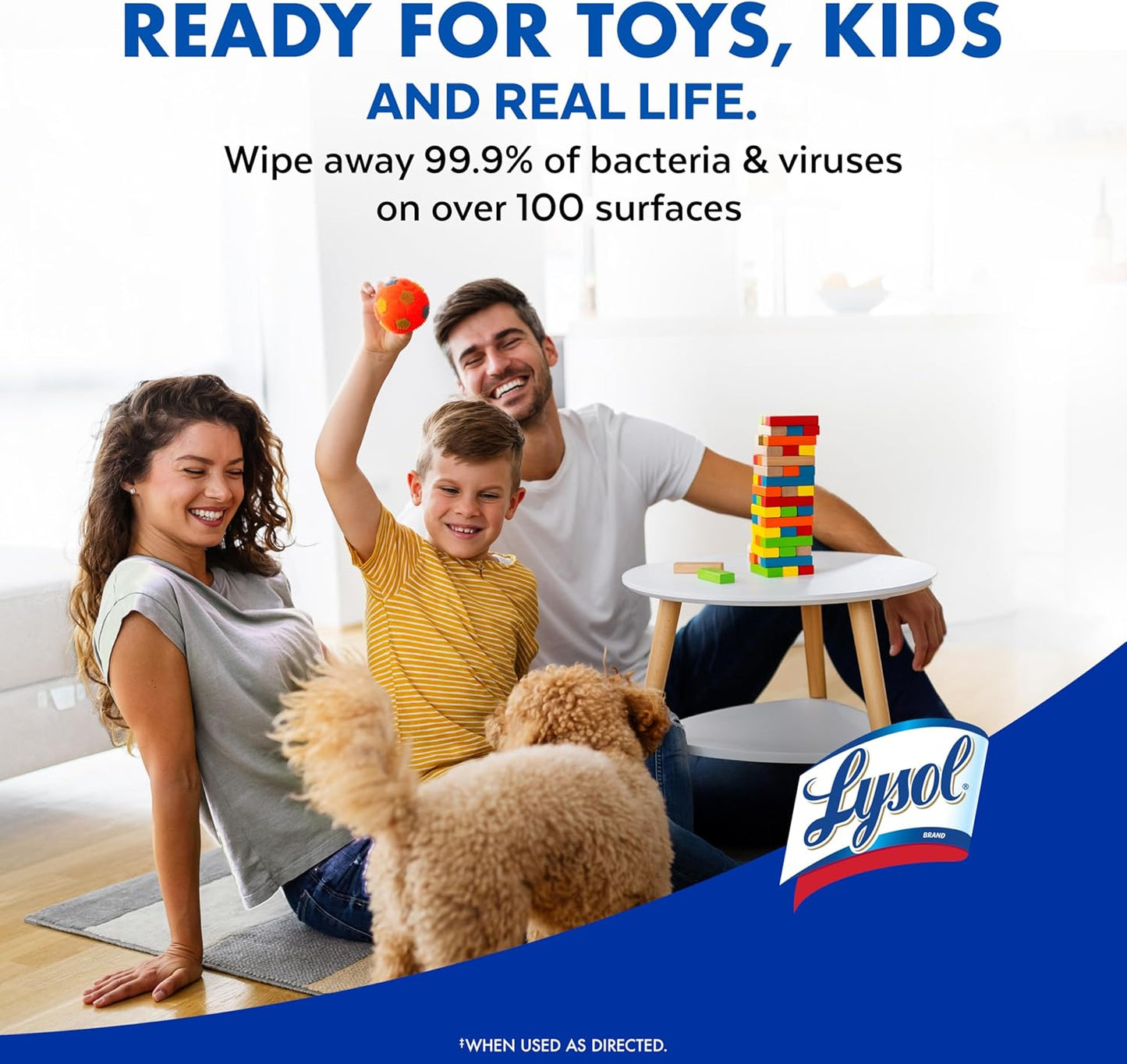Lysol Disinfecting Wipes Bundle, Bedroom Nightstand and Self-Care Space Sanitizing Wipes, Daily Wellness Wipes for Phones Pillows and Vanities, 80 Count (4pk)