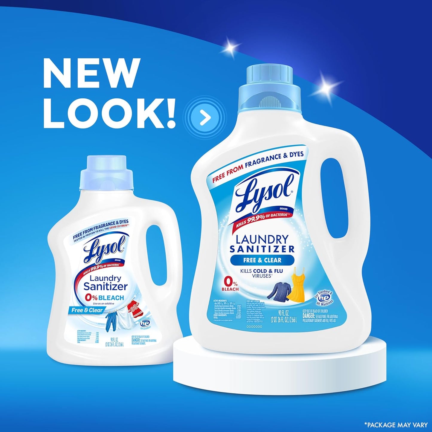 Lysol Laundry Sanitizer Additive – Baby Laundry Sanitizer for Nursery and Crib Sheets, Free & Clear and Fragrance-Free