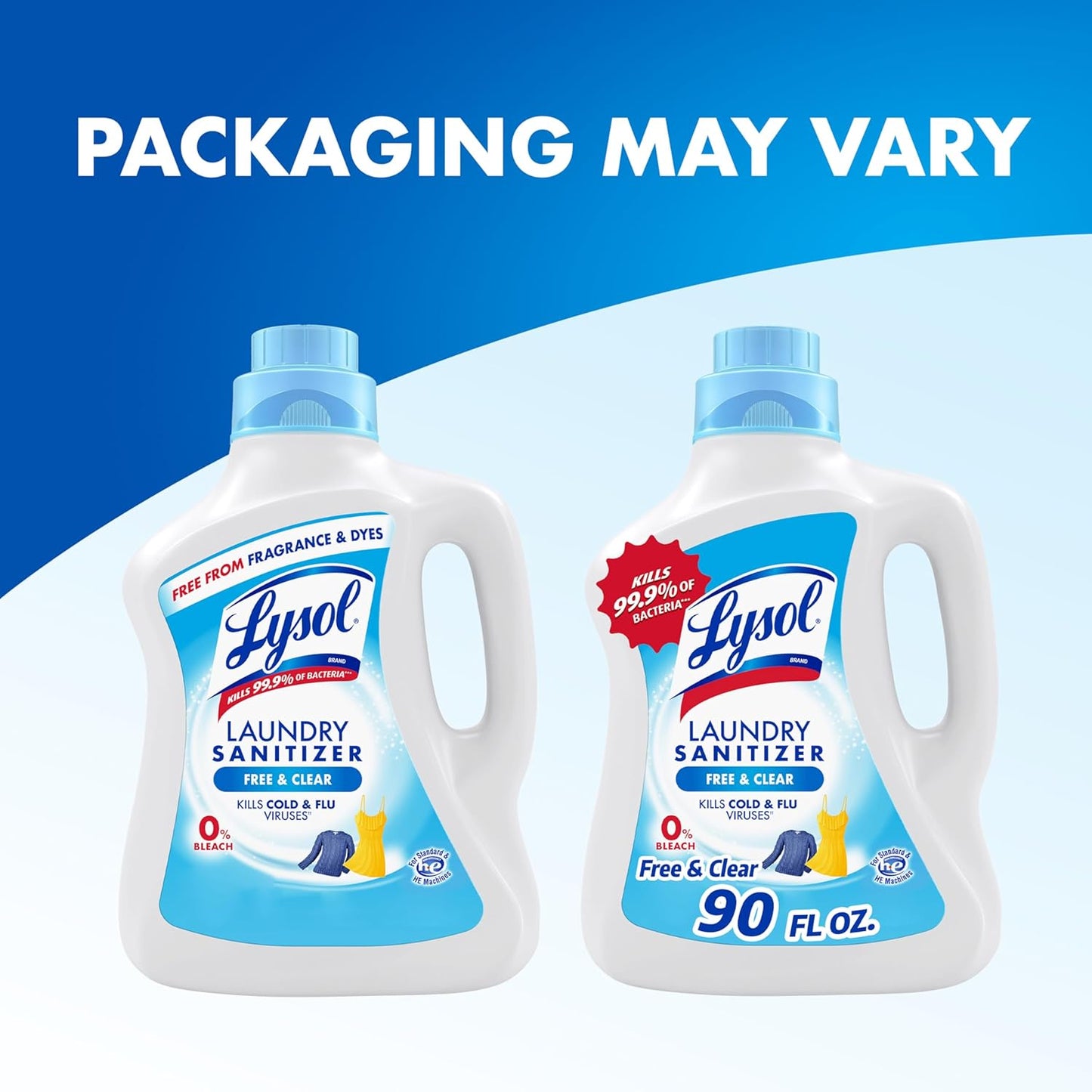 Lysol Laundry Sanitizer Additive – Self-Care Laundry Ritual Additive, Free & Clear Bacteria Remover for Fresh Sheets and Towels