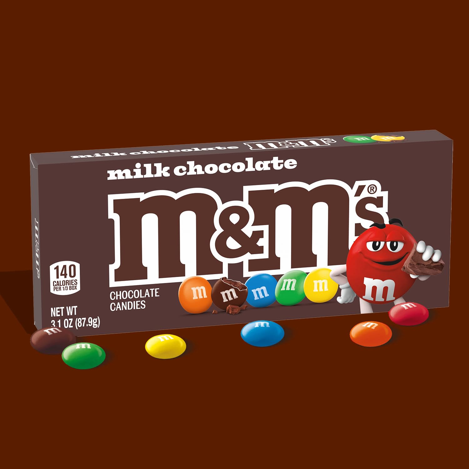 M&M'S Movie Theater Box – Kids Lunchbox Snack Packs, 12 Individually Wrapped 3.1 oz Boxes