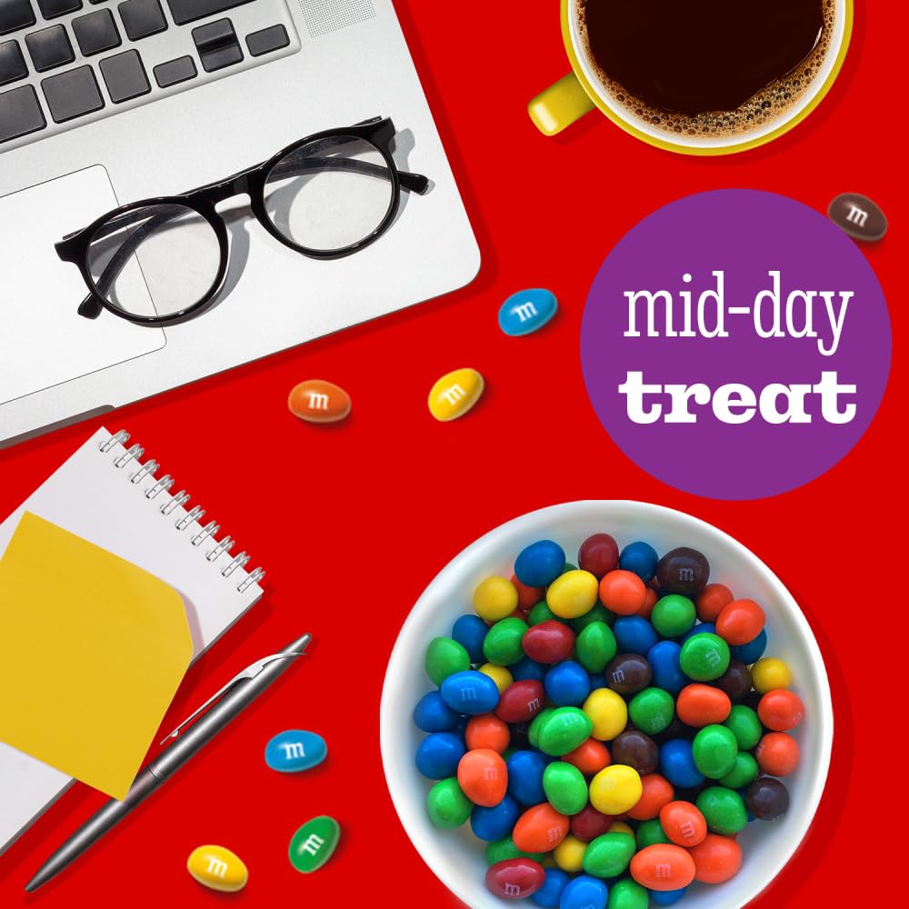 M&M'S Peanut Bulk Party Size Bag – Conference Room Candy Bowl and Reception Desk Snack Refill