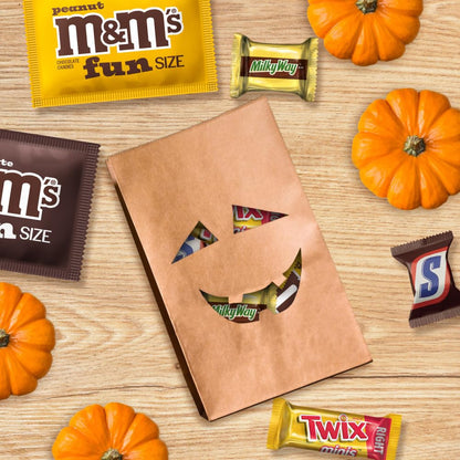 M&M'S, SNICKERS, TWIX & MILKY WAY Family-Friendly Halloween Candy Bulk Pack for Class Parties
