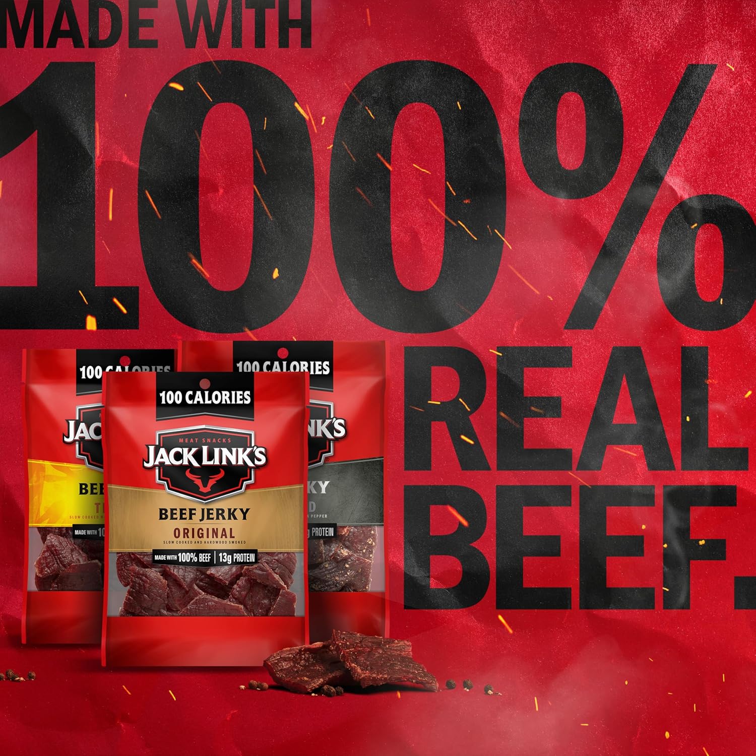 made from 100% lean cuts of beef