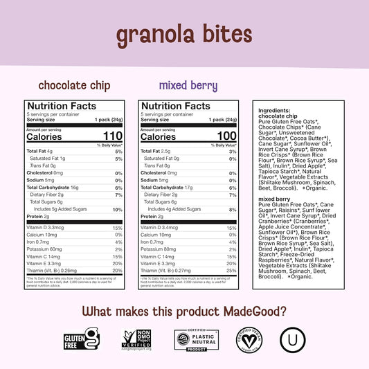 made in a dedicated bakery free of top allergens including nuts, gluten, and dairy