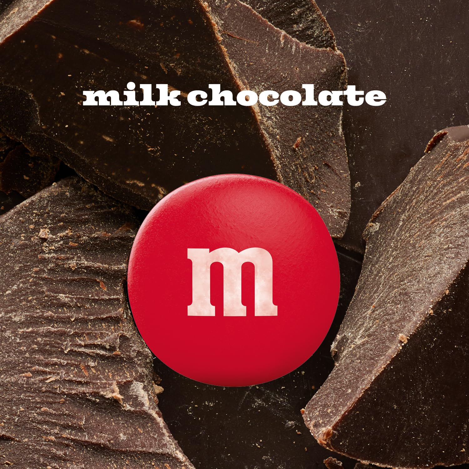made with real milk chocolate center