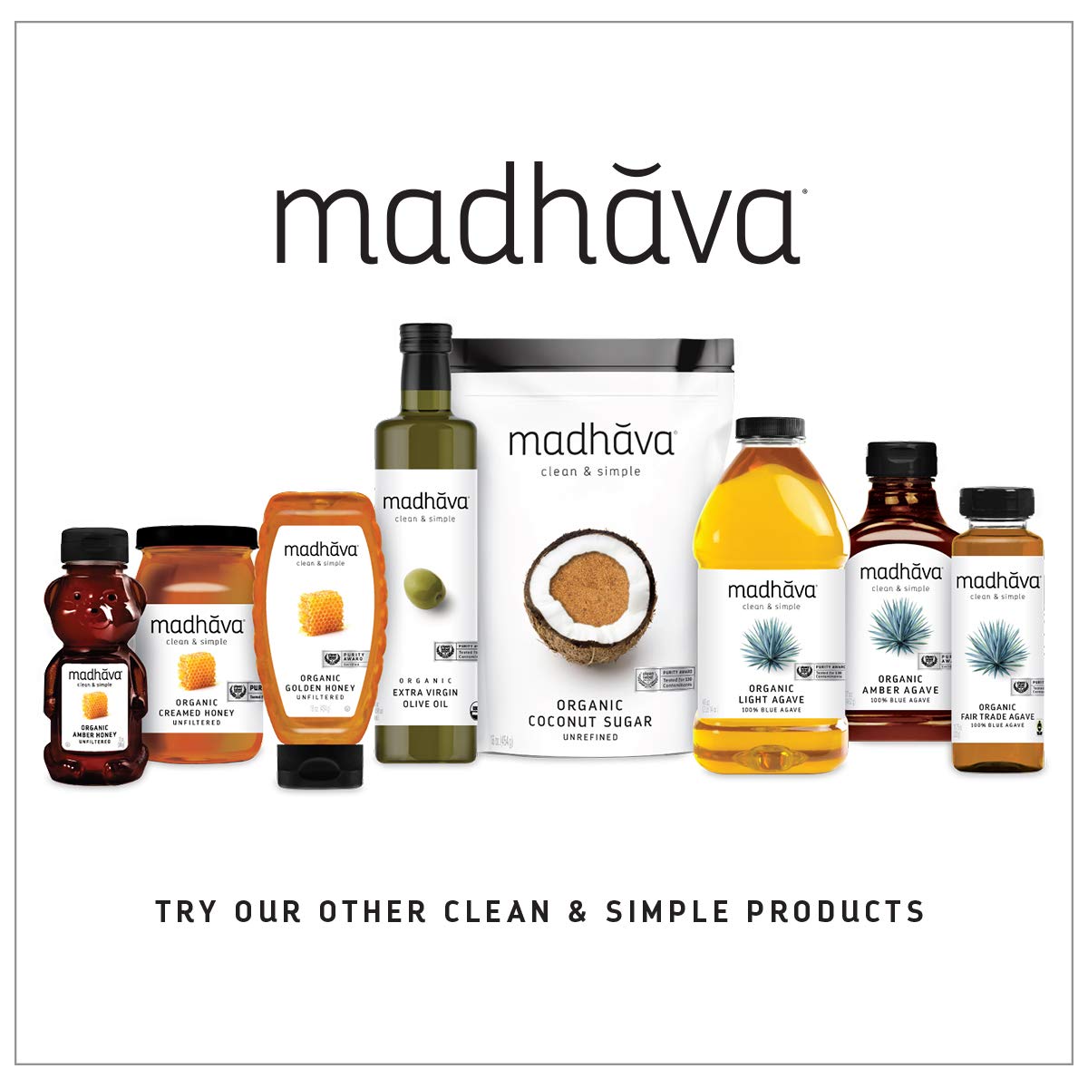 Madhava Organic Amber Agave – Single-Ingredient Sweetener for Clutter-Free Minimalist Kitchens