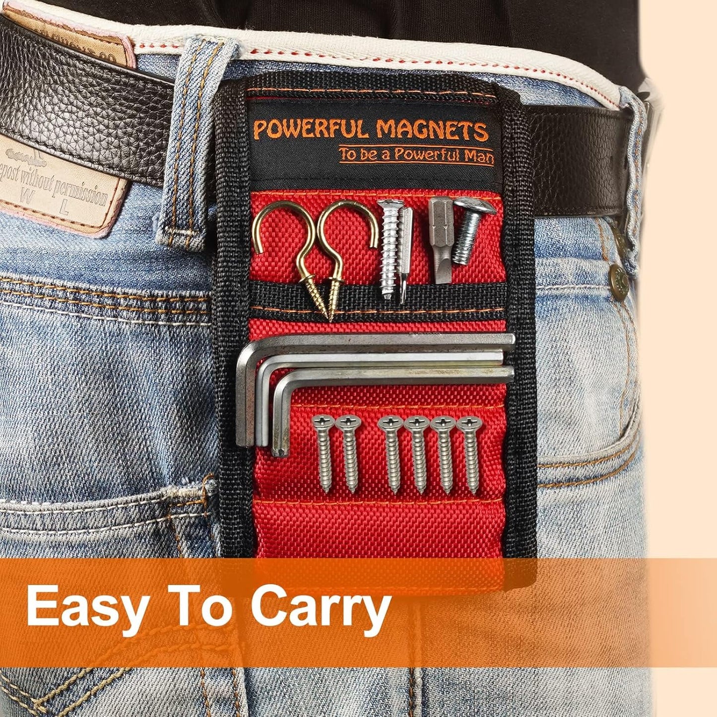 Magnetic Wristband for Screws & Drill Bits – Workshop Accessory for DIY Homeowners & Handymen