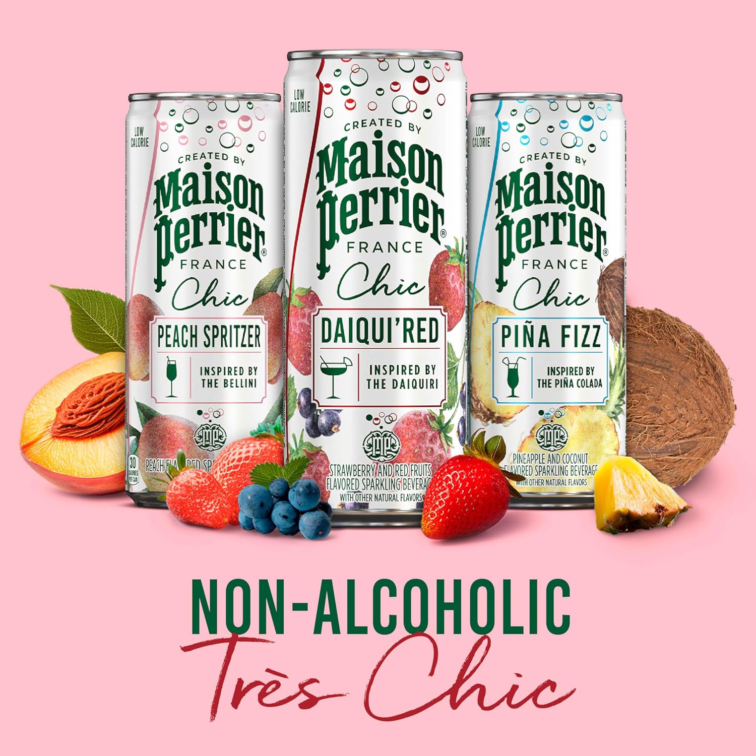 Maison Perrier Chic Mocktail Collection – French Crafted Sparkling Beverages for the Elevated Home Bar